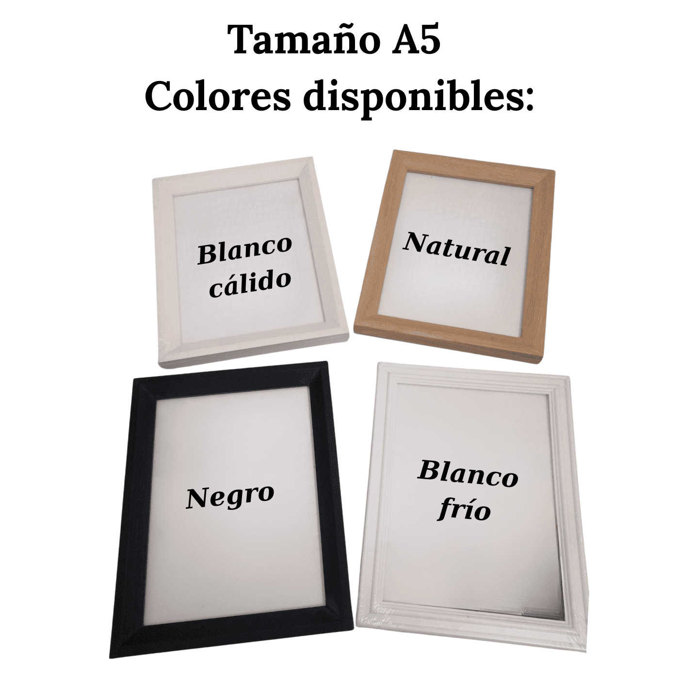 Cuadro portarretrato tamaño A5 y A4 personalizados - Imagen 3