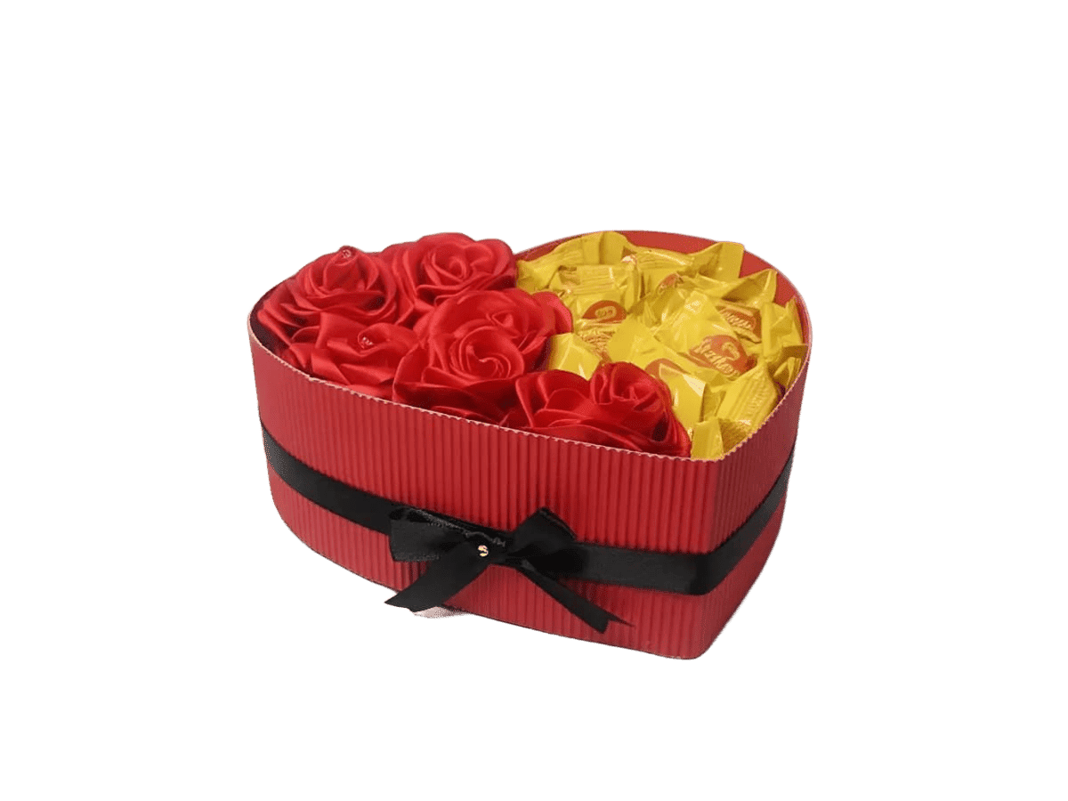Corazón rosas eternas