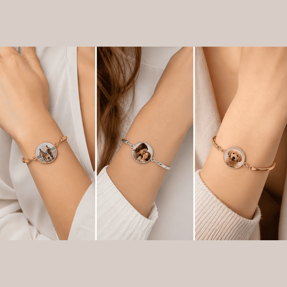 Pulsera Personalizada con Foto en Acero - Imagen 3