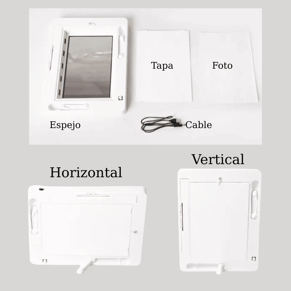 Espejo LED Personalizado con Foto - Imagen 9