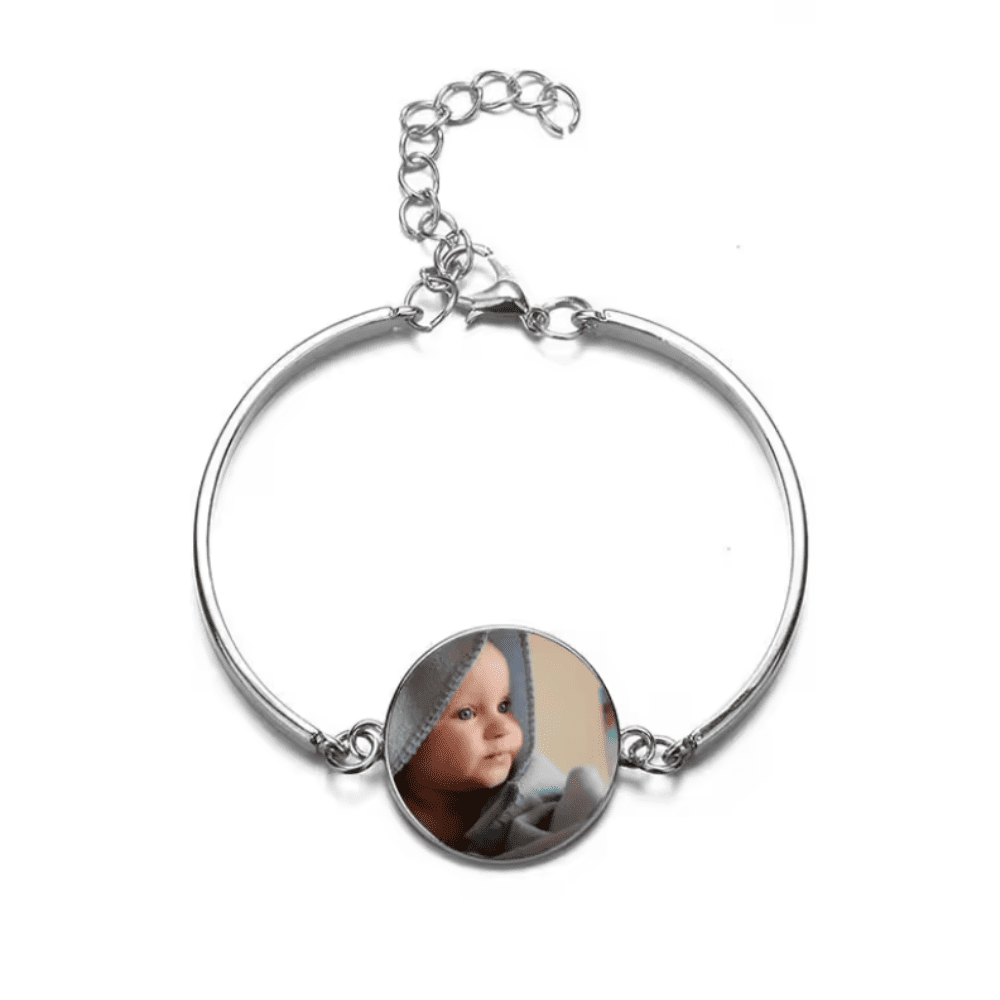 Pulsera Personalizada con Foto en Acero - Imagen 4