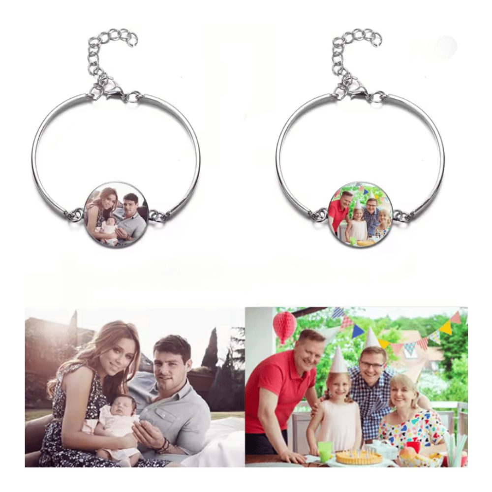 Pulsera Personalizada con Foto en Acero - Imagen 5