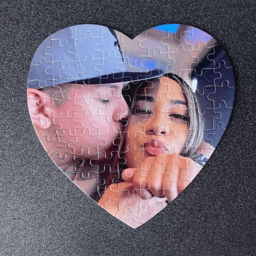 Puzzle corazón Imantado + foto + caja - Imagen 4