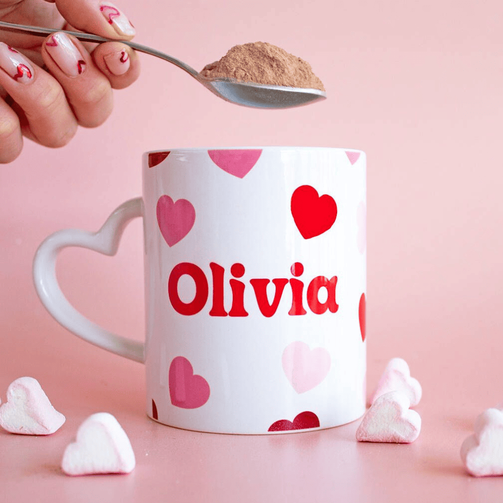 Taza asa corazón + caja